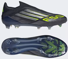 Order Adidas F50 Elite 無鞋帶 FG 足球鞋 黑/鐵金屬/明亮檸檬 JH7629