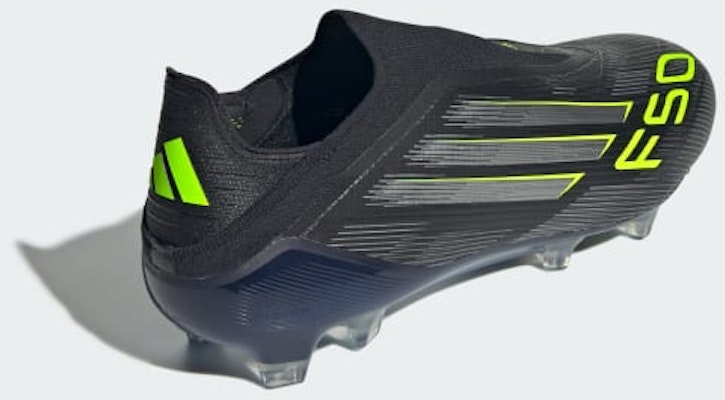 阿迪达斯F50精英无鞋带FG足球鞋 黑色/铁金属色/清透柠檬 JH7629 Details for 阿迪达斯F50精英无鞋带FG足球鞋 黑色/铁金属色/清透柠檬 JH7629