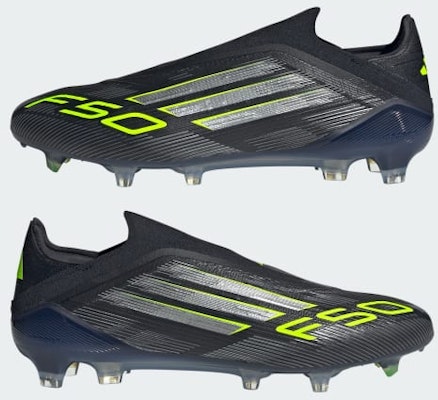 阿迪达斯F50精英无鞋带FG足球鞋 黑色/铁金属色/清透柠檬 JH7629 Cheap 阿迪达斯F50精英无鞋带FG足球鞋 黑色/铁金属色/清透柠檬 JH7629
