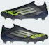 Cheap 阿迪达斯F50精英无鞋带FG足球鞋 黑色/铁金属色/清透柠檬 JH7629