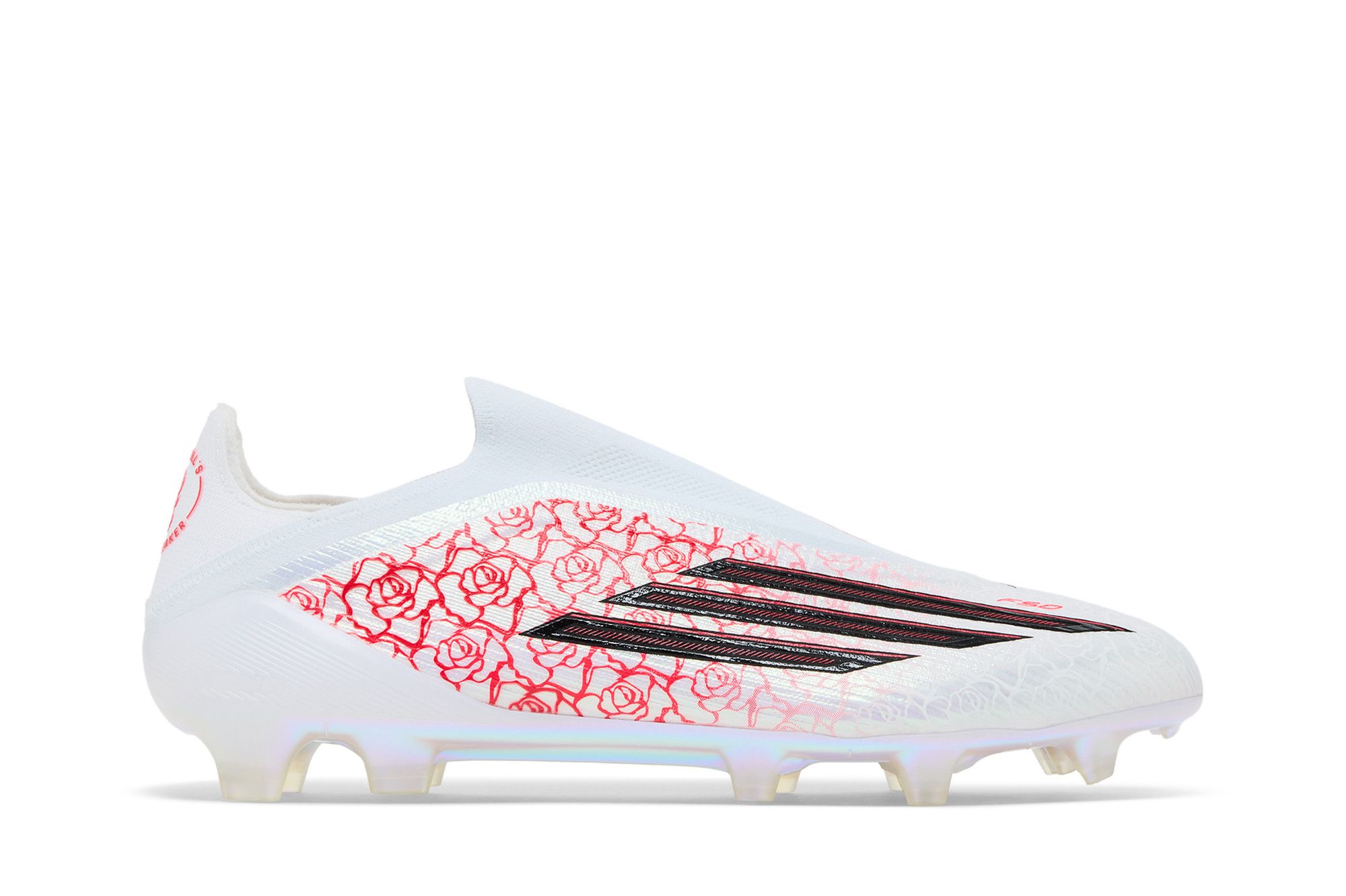 adidas F50 Elite Laceless Firm Ground Soccer Cleats Cloud White JR4441