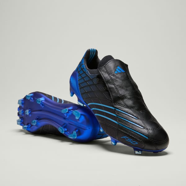 Adidas F50 Elite Spider Firm Ground Soccer Boots Blue Rush/Sky Rush/Tech Indigo JS0558