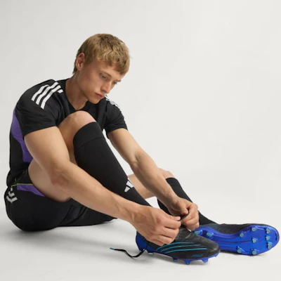 Adidas F50 Elite Spider Kasut Bola Biru Rush/Sky Rush/Tech Indigo JS0558 1