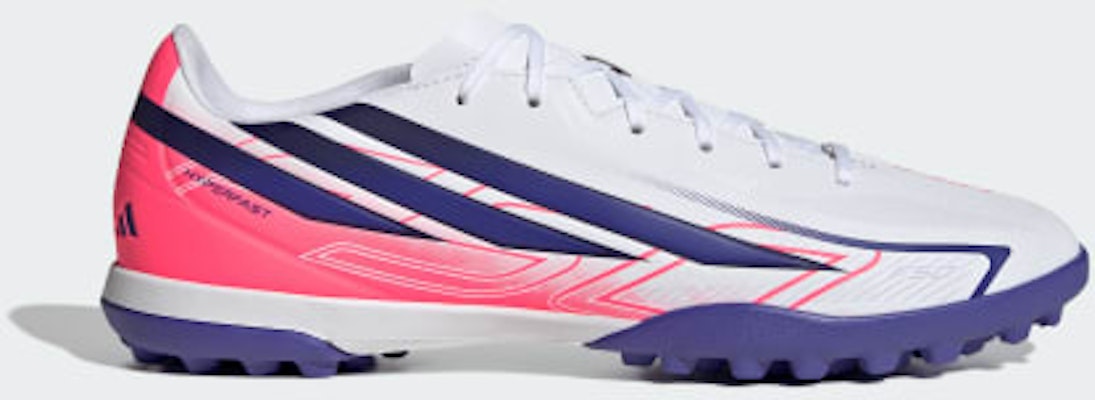adidas F50 Hyperfast Club Astro Turf Soccer Shoes Cloud White/Solar Purple/Solar Turbo KJ3409 Order adidas F50 Hyperfast Club Astro Turf Soccer Shoes Cloud White/Solar Purple/Solar Turbo KJ3409