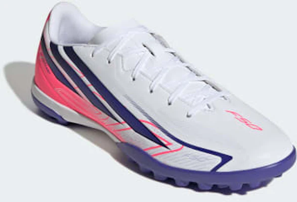 adidas F50 Hyperfast Club Astro Turf Soccer Shoes Cloud White/Solar Purple/Solar Turbo KJ3409 Purchase adidas F50 Hyperfast Club Astro Turf Soccer Shoes Cloud White/Solar Purple/Solar Turbo KJ3409