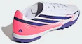 Details for adidas F50 Hyperfast Club Astro Turf Soccer Shoes Cloud White/Solar Purple/Solar Turbo KJ3409