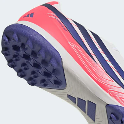 adidas F50 Hyperfast Club Astro Turf Soccer Shoes Cloud White/Solar Purple/Solar Turbo KJ3409 1