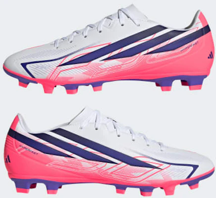 adidas F50 Hyperfast Club FG/MG Soccer Cleats for Natural, Firm, and Artificial Grass. Cloud White/Solar Purple/Solar Turbo KJ0990 Cheap adidas F50 Hyperfast Club FG/MG Soccer Cleats for Natural, Firm, and Artificial Grass. Cloud White/Solar Purple/Solar Turbo KJ0990