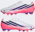 Cheap adidas F50 Hyperfast Club FG/MG Soccer Cleats for Natural, Firm, and Artificial Grass. Cloud White/Solar Purple/Solar Turbo KJ0990