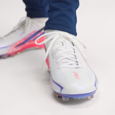 adidas F50 Hyperfast Elite AG Football Boots - Artificial & Natural Grass Soccer Cleats Cloud White/Solar Purple/Solar Turbo KJ6089 2