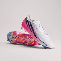 adidas F50 Hyperfast Elite FG Soccer Cleats Cloud White/Solar Purple/Solar Turbo KJ3432