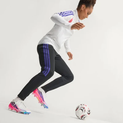 adidas F50 Hyperfast Elite FG Soccer Cleats Cloud White/Solar Purple/Solar Turbo KJ3432 3
