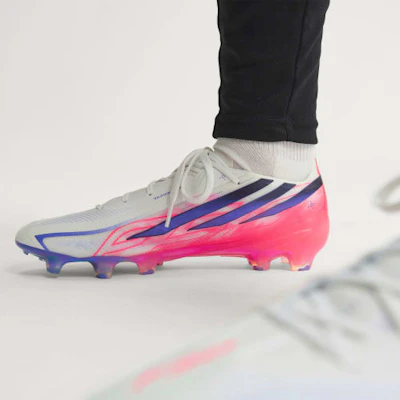adidas F50 Hyperfast Elite FG Soccer Cleats Cloud White/Solar Purple/Solar Turbo KJ3432 4