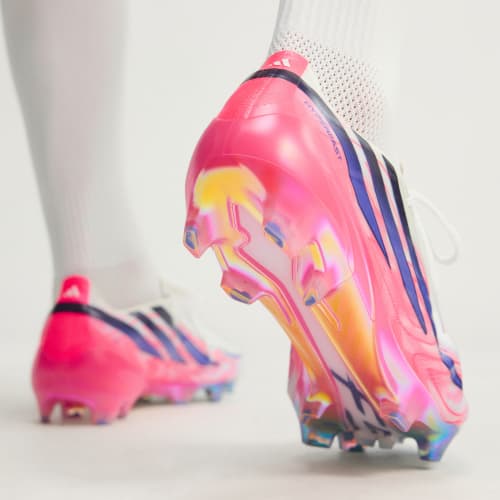 Purchase adidas F50 Hyperfast Elite FG Soccer Cleats Cloud White/Solar Purple/Solar Turbo KJ3432