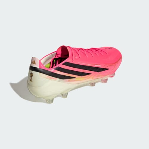 Details for adidas F50 HYPERFAST ELITE HG/AG Football Boots for Firm, Artificial & Natural Grounds Solar Turbo/Core Black/Gold Metallic HQ0020