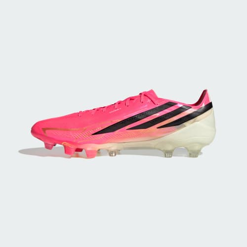 Sizing adidas F50 HYPERFAST ELITE HG/AG Football Boots for Firm, Artificial & Natural Grounds Solar Turbo/Core Black/Gold Metallic HQ0020