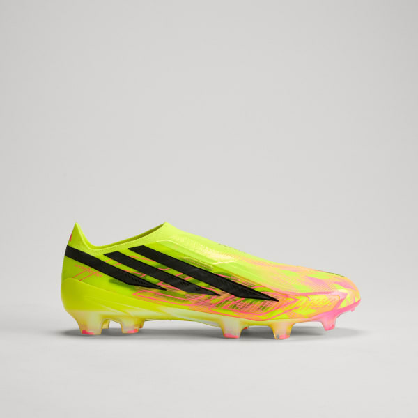Lookbook adidas F50 Hyperfast FG Laceless Jaune/Noir/Solar Turbo Football France KK1031