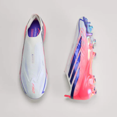adidas F50 Hyperfast Elite Laceless FG Soccer Cleats Cloud White/Solar Purple/Solar Turbo KJ6074 Shop adidas F50 Hyperfast Elite Laceless FG Soccer Cleats Cloud White/Solar Purple/Solar Turbo KJ6074