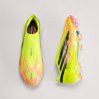 Purchase adidas F50 無鞋帶足球鞋 精英款 FG 太陽黃/黑/橘 KK1031