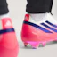 Details for adidas F50 Hyperfast Elite Laceless FG Soccer Cleats Cloud White/Solar Purple/Solar Turbo KJ6074