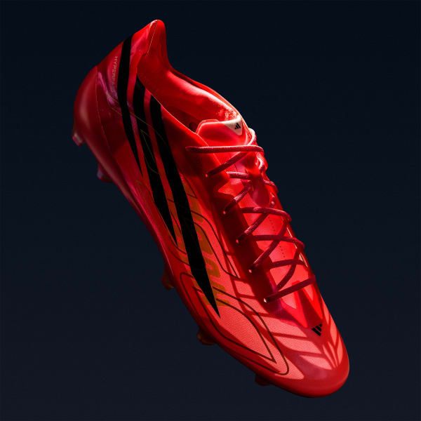 Order adidas F50 Hyperfast EVO FG 足球鞋 太陽紅/核心黑/金屬金 KJ6117