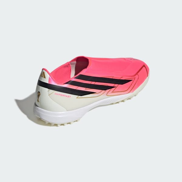 Sizing adidas F50 Hyperfast Laceless Astro Turf Soccer Shoes Solar Turbo/Core Black/Gold Metallic KJ6711