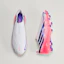Shop adidas F50 Hyperfast Laceless FG Soccer Cleats Cloud White/Solar Purple/Solar Turbo KJ3415