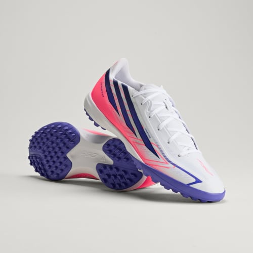 adidas F50 Hyperfast League Astro Turf Shoes Cloud White/Solar Purple/Solar Turbo KJ3434