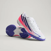 adidas F50 Hyperfast League Astro Turf Shoes Cloud White/Solar Purple/Solar Turbo KJ3434