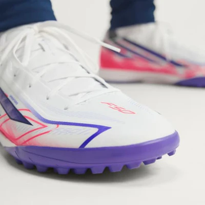 adidas F50 Hyperfast League Astro Turf Shoes Cloud White/Solar Purple/Solar Turbo KJ3434 Purchase adidas F50 Hyperfast League Astro Turf Shoes Cloud White/Solar Purple/Solar Turbo KJ3434