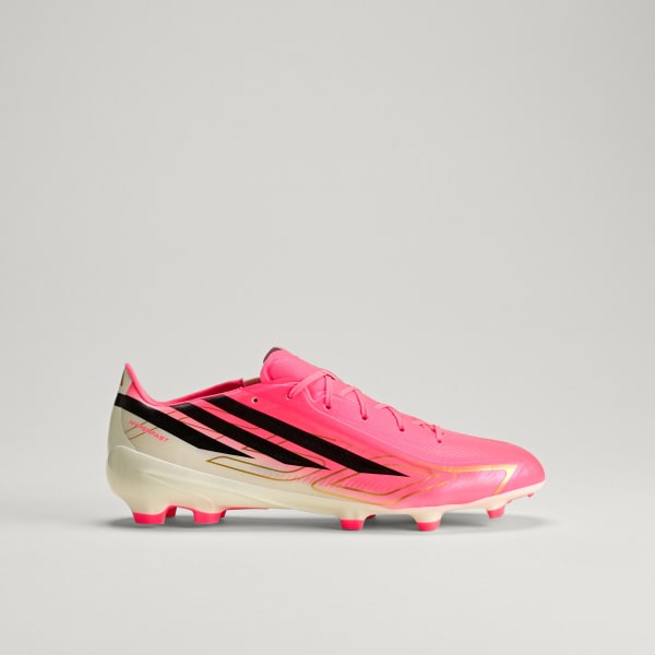 Lookbook adidas F50 Hyperfast League FG Soccer Cleats Solar Turbo/Core Black/Gold Metallic IH9346