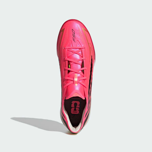 Lookbook adidas F50 HyperFast Pro Astro Turf Shoes Solar Turbo/Core Black/Gold Metallic IH4567
