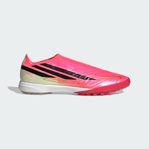 Lookbook adidas F50 Hyperfast Pro Laceless Astro Turf Shoes Solar Turbo/Core Black/Gold Metallic IH4570