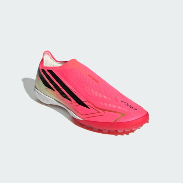 Details for adidas F50 Hyperfast Pro Laceless Astro Turf Shoes Solar Turbo/Core Black/Gold Metallic IH4570