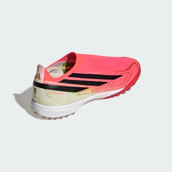Sizing adidas F50 Hyperfast Pro Laceless Astro Turf Shoes Solar Turbo/Core Black/Gold Metallic IH4570