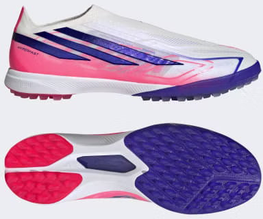 adidas-f50-hyperfast-pro-laceless-astro-turf-soccer-shoes-cloud-white-solar-purple-solar-turbo-kk-1043