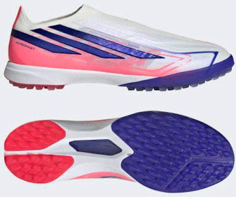 adidas F50 Hyperfast Pro Scarpe Calcio Senza Lacci Bianco/Viola/Turbo Solare KK1043 Buy adidas F50 Hyperfast Pro Scarpe Calcio Senza Lacci Bianco/Viola/Turbo Solare KK1043