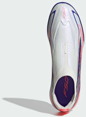 adidas F50 Hyperfast Pro Scarpe Calcio Senza Lacci Bianco/Viola/Turbo Solare KK1043 Lookbook adidas F50 Hyperfast Pro Scarpe Calcio Senza Lacci Bianco/Viola/Turbo Solare KK1043