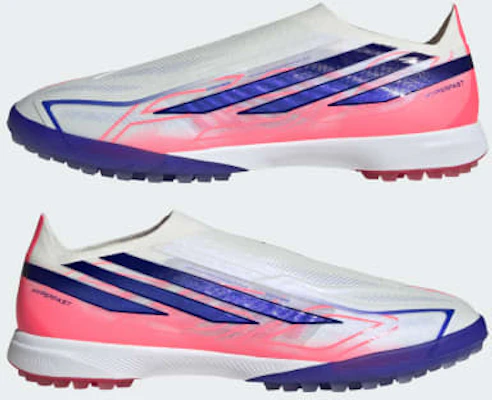 adidas F50 Hyperfast Pro Scarpe Calcio Senza Lacci Bianco/Viola/Turbo Solare KK1043 Cheap adidas F50 Hyperfast Pro Scarpe Calcio Senza Lacci Bianco/Viola/Turbo Solare KK1043