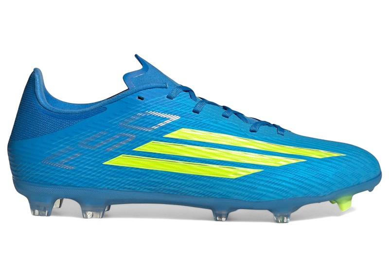 adidas F50 League FG MG 'Lucid Ray Blue Team Solar Yellow 2 Lucid Aquamarine'