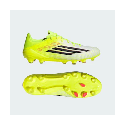 Adidas F50 League HG/AG Hard Ground Football Boots for Turf. Team Solar Yellow 2/Core Black/Lucid Red