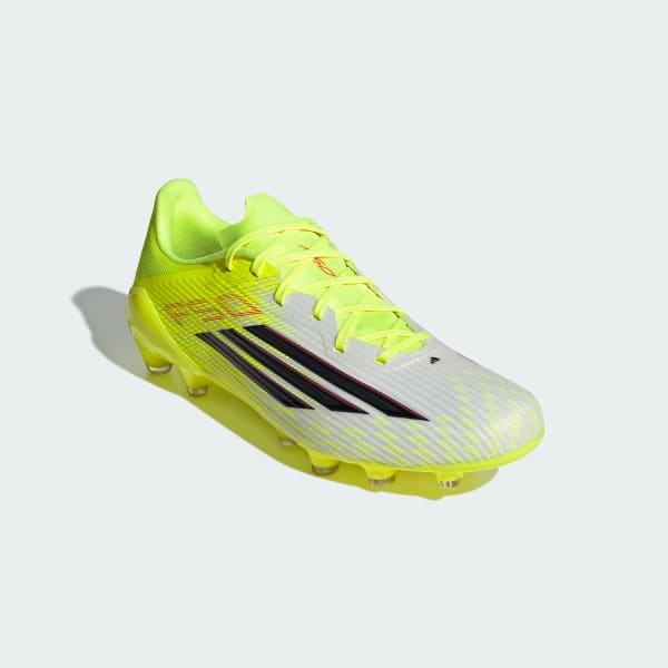 Purchase 阿迪达斯F50 League HG/AG硬地足球鞋-荧光黄/核心黑/晶亮红 JQ8683