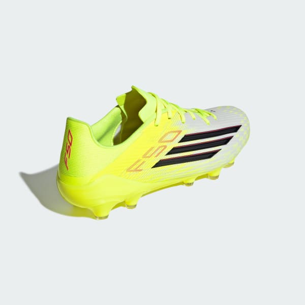 Details for 阿迪达斯F50 League HG/AG硬地足球鞋-荧光黄/核心黑/晶亮红 JQ8683