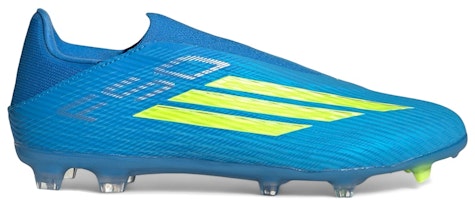adidas F50 League Laceless FG MG 'Lucid Ray Blue Team Solar Yellow 2 Lucid Aquamarine' JR8985 adidas F50 League Laceless FG MG 'Lucid Ray Blue Team Solar Yellow 2 Lucid Aquamarine' JR8985