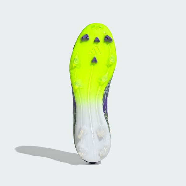 Purchase Adidas F50 League Laceless FG/MG Soccer Cleats Purple Rush/Cloud White/Lucid Lemon JH7734