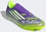 Details for Adidas F50 League Laceless FG/MG Soccer Cleats Purple Rush/Cloud White/Lucid Lemon JH7734