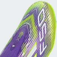 Adidas F50 無鞋帶足球鞋 紫疾/雲白/清檸 FG/MG JH7734 1