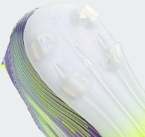 Adidas F50 無鞋帶足球鞋 紫疾/雲白/清檸 FG/MG JH7734 2