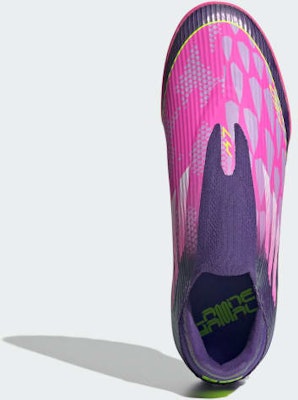 Adidas F50 League LY Laceless Turf Boots Purple/Cloud White/Lucid Lemon JQ9733 Lookbook Adidas F50 League LY Laceless Turf Boots Purple/Cloud White/Lucid Lemon JQ9733