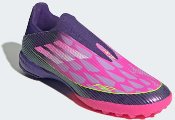 Adidas F50 League LY Laceless Turf Boots Purple/Cloud White/Lucid Lemon JQ9733 Purchase Adidas F50 League LY Laceless Turf Boots Purple/Cloud White/Lucid Lemon JQ9733